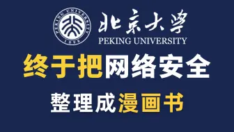 北京大学终于将网络安全整理成了漫画书【B站最全最易学】漫画教学更生动，小白一学就会，拿走不谢，允许白嫖！！！