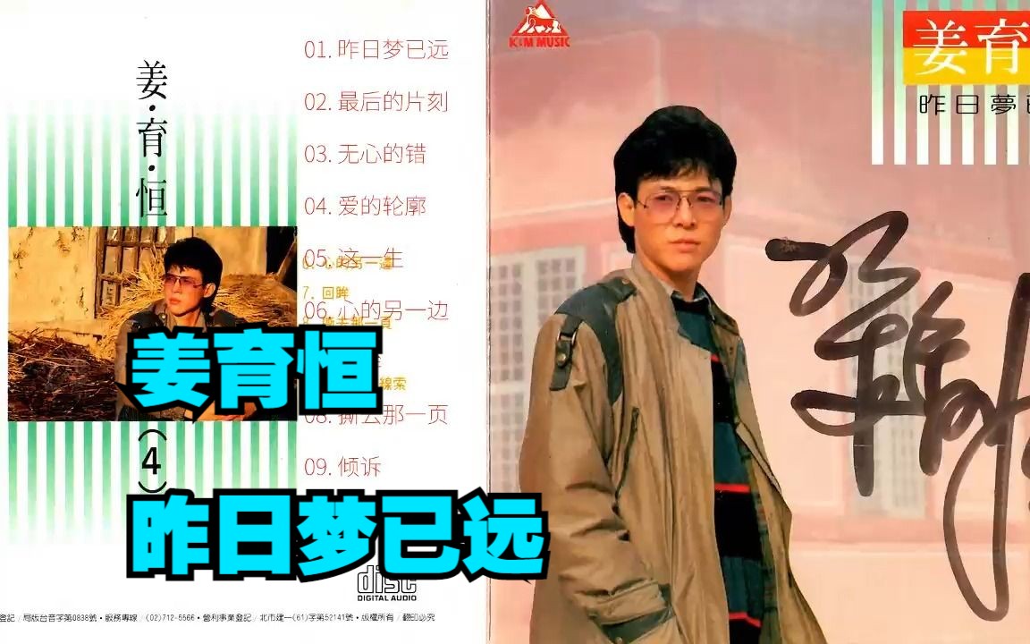 [图]姜育恒1986年专辑《昨日梦已远》