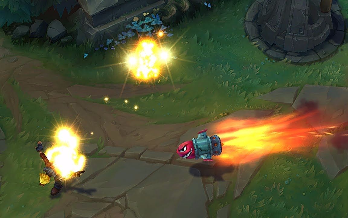 谁能告诉我该怎么躲掉这个金克丝的大招呢?