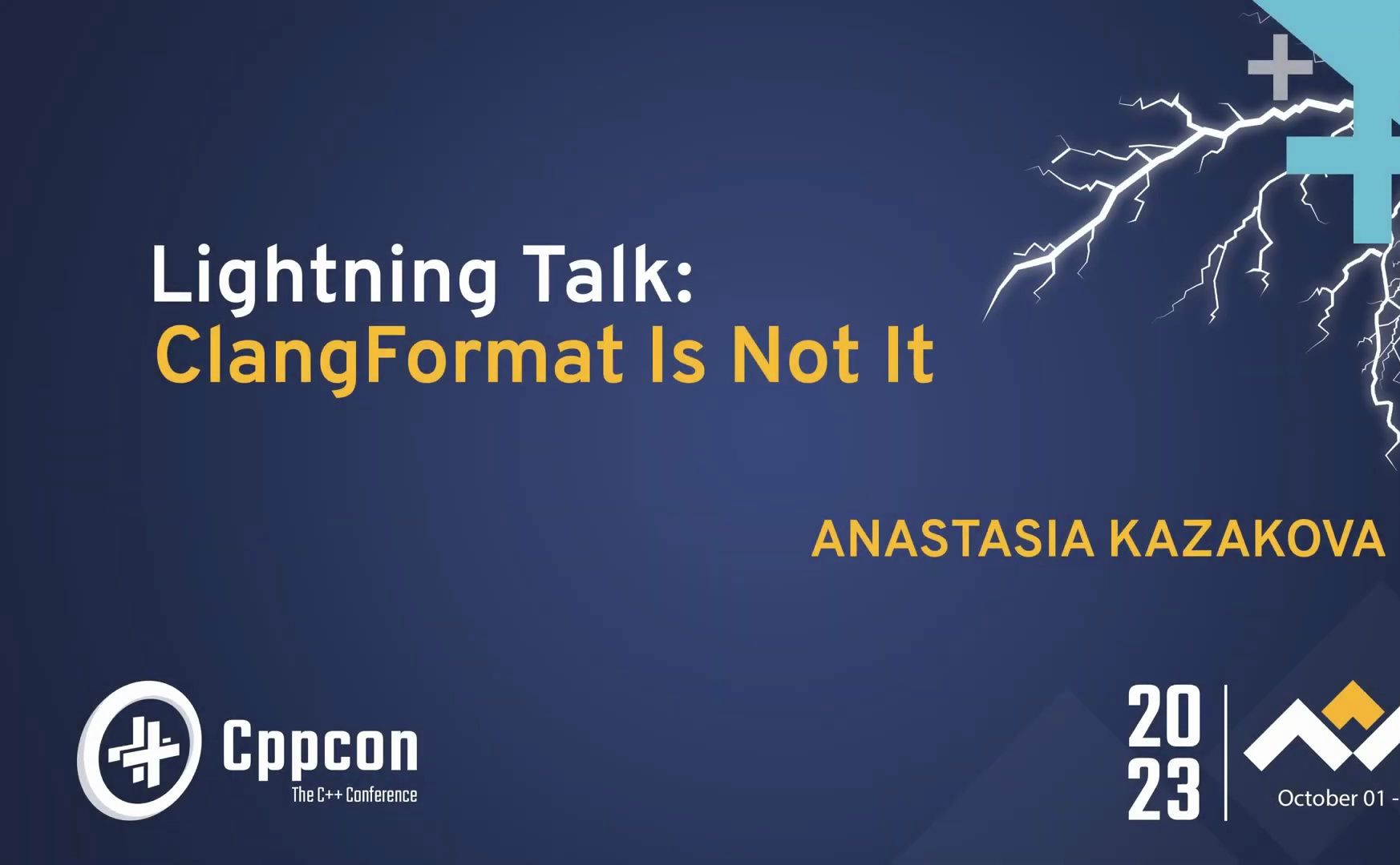 【cppcon2023】【中英字幕】lightning talk: clangformat is not it