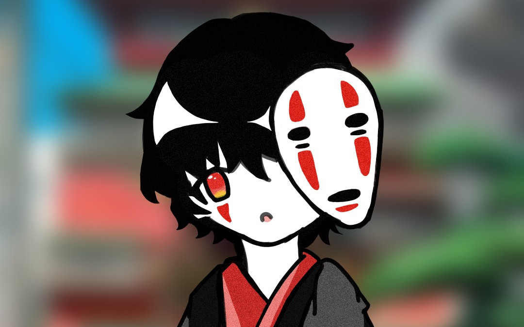 【千与千寻の神隐】无脸男拟人"你也想和我一起去吗?