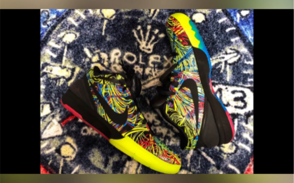 科比4涂鸦开箱视频