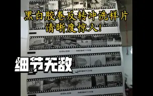 Descargar video: 35mm黑白胶卷能有多清晰？黑白反转冲洗细节无敌