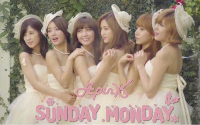 韩国女团Apink】 - SUNDAY MONDAY_哔哩哔哩_bilibili