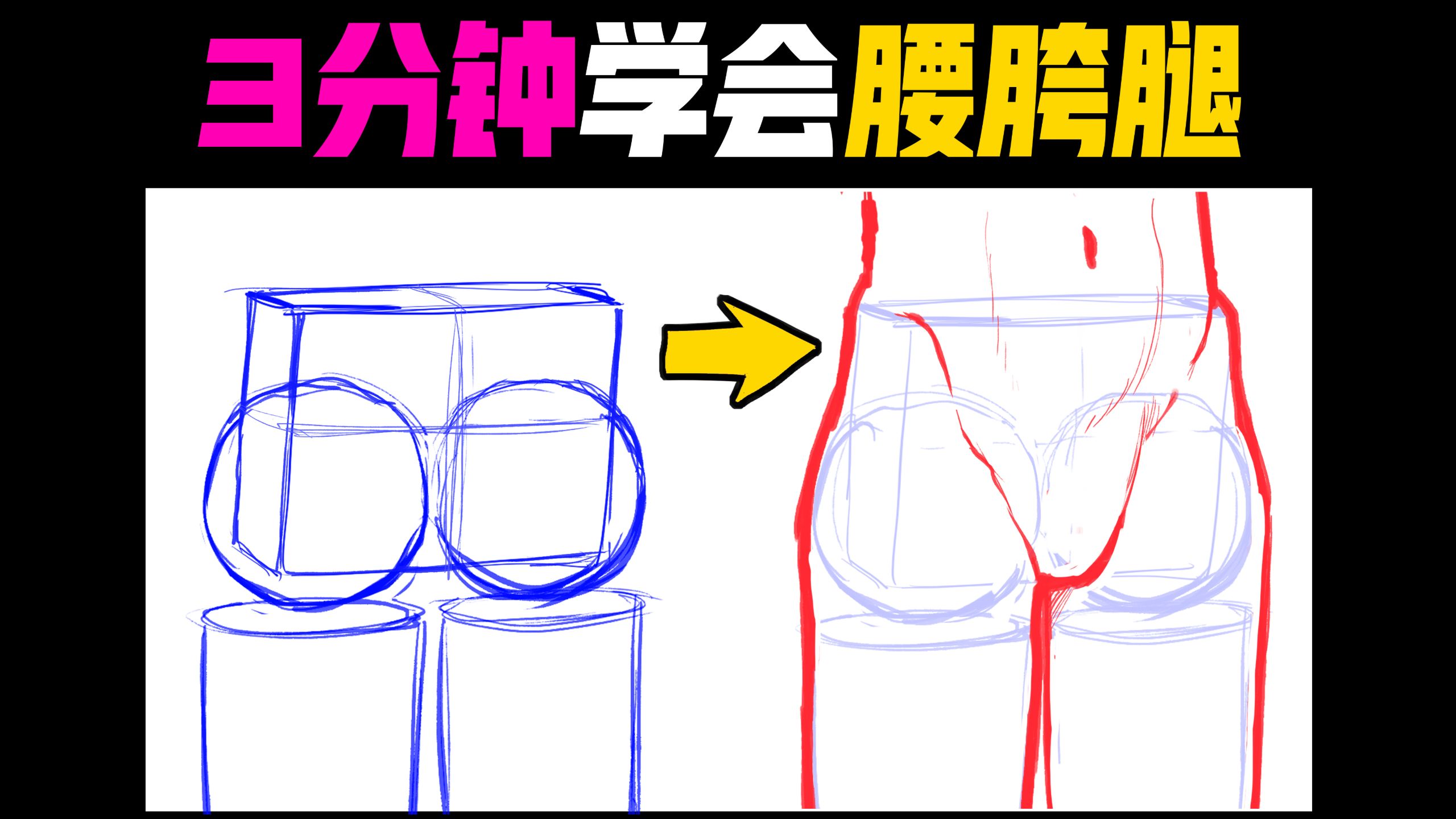 避坑腰胯错误！瞬间顿悟！人体结构教程