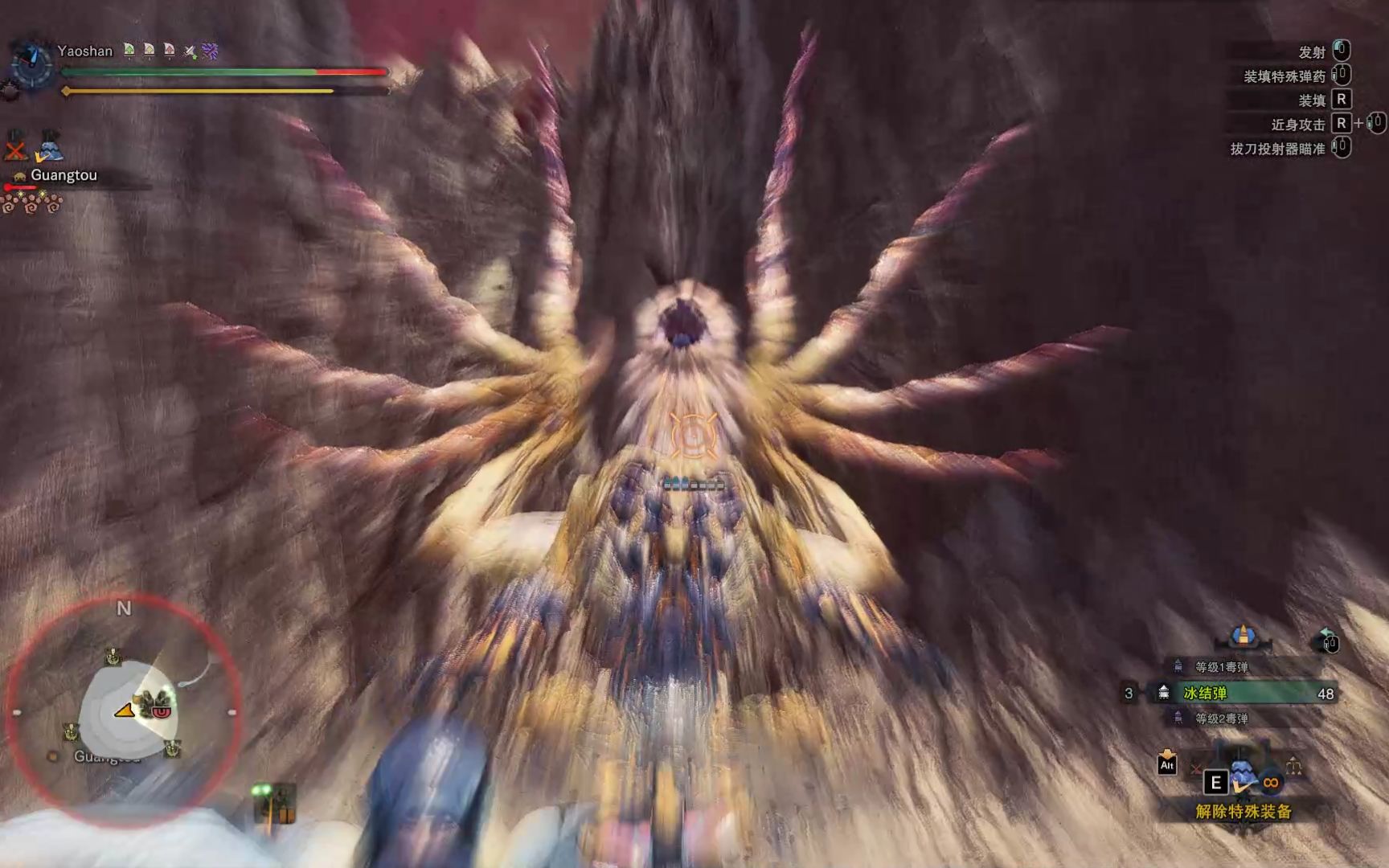 【mhwi】属性重弩 天地煌啼龙 4分48秒(无限制)