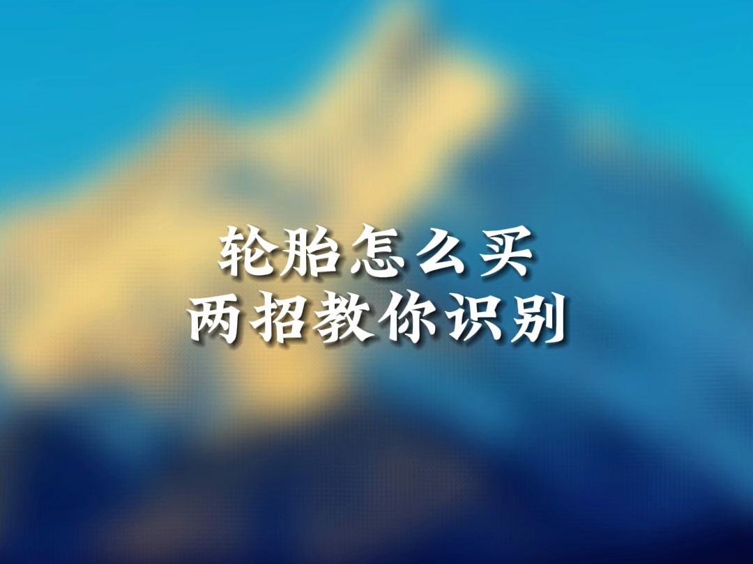 简单粗暴的买个便宜轮胎!哔哩哔哩bilibili