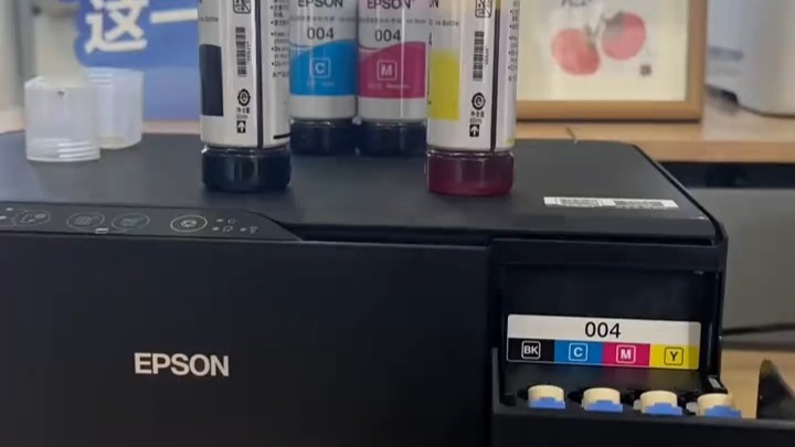 爱普生打印机L3558充墨视频教程，爱普生墨仓式打印机加墨视频教程，介绍得很详细给我们小哥哥点个赞爱普生墨仓式打印机 好物推荐 打印机推荐