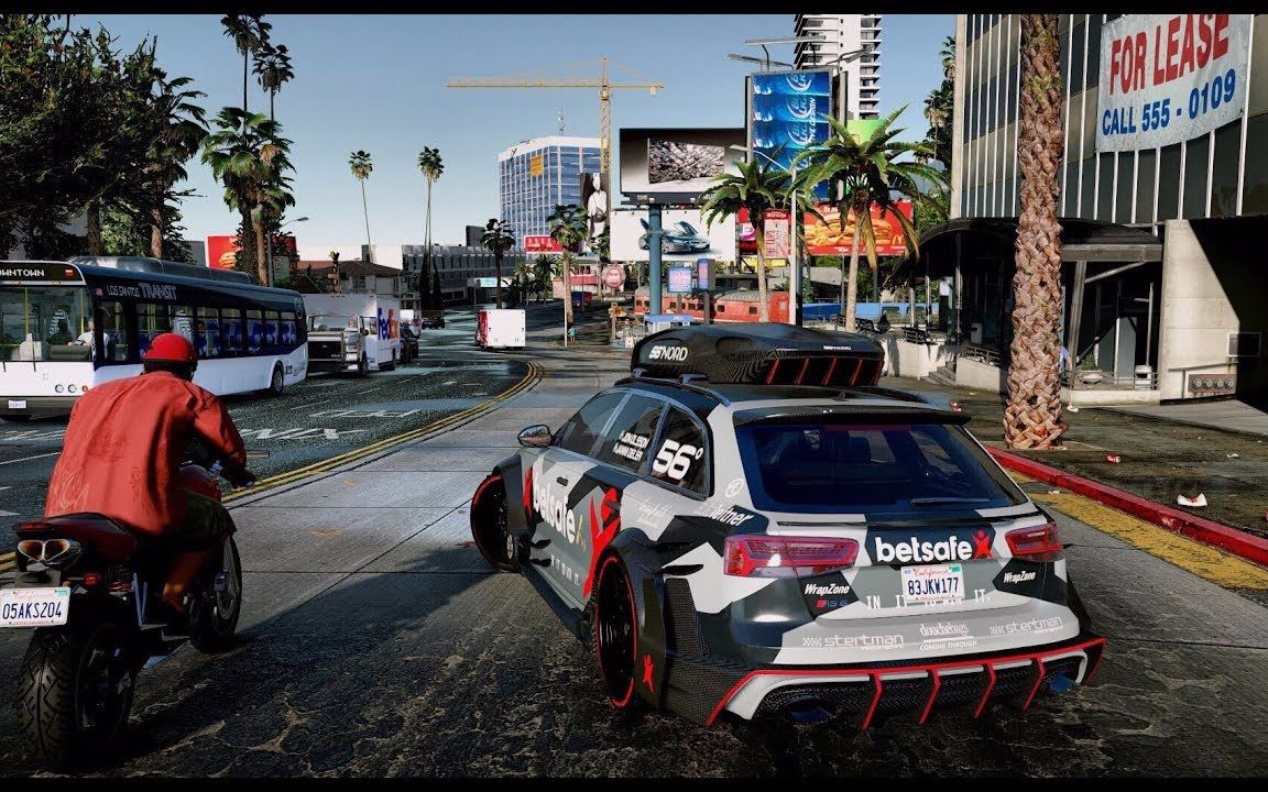 gta5史诗级画面mod:也许比得上gta6的画质( graphics 60fps gameplay!