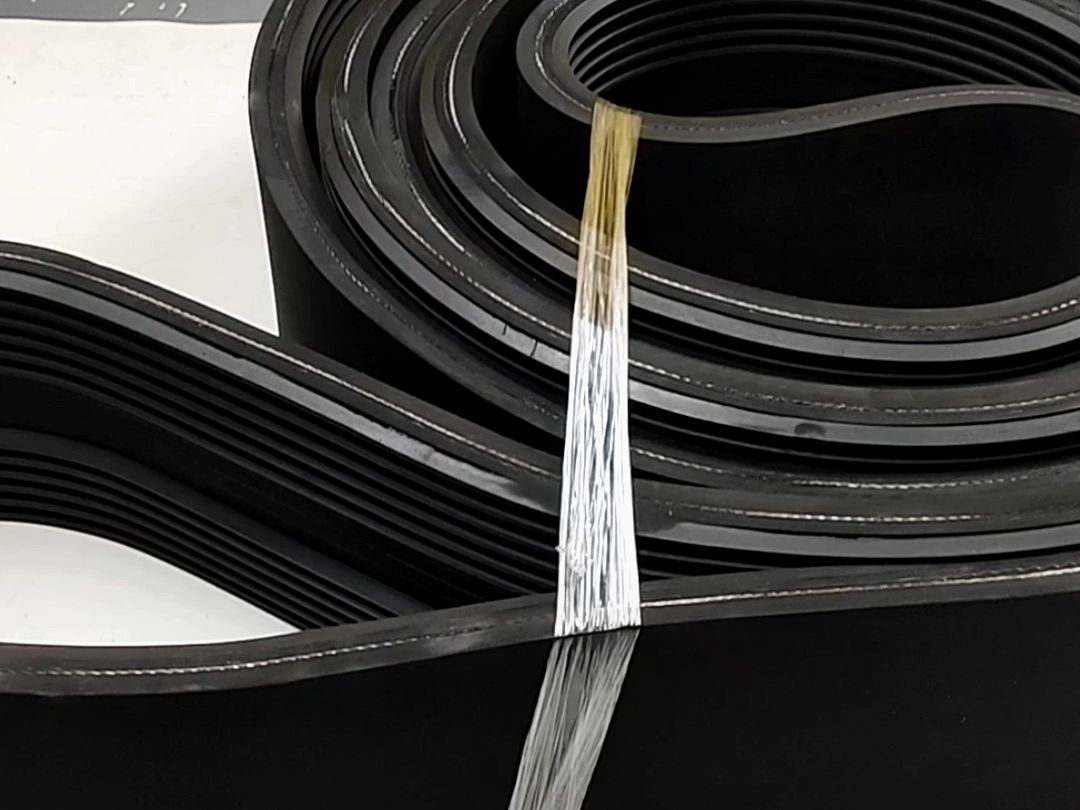 无缝一体加厚橡胶加强线芯电缆牵引机皮带 多沟牵引机皮带 特殊加工