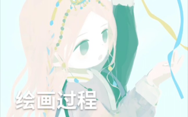 原创|指绘涂鸦|藏族女孩哔哩哔哩bilibili