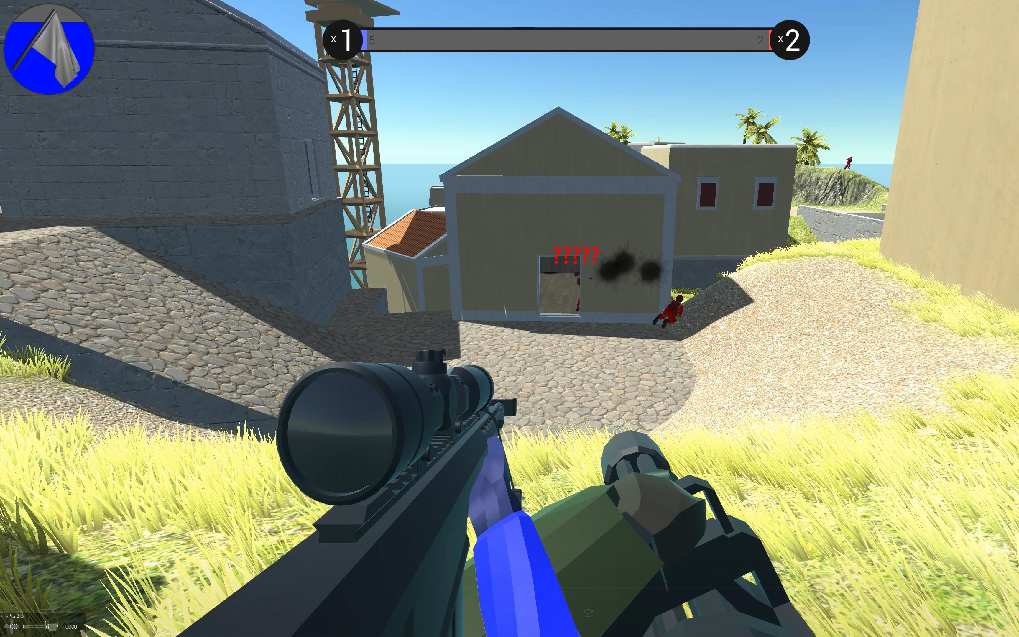 【白给秀】《战地模拟器》巴雷特 加特林不做人武器组竟被bot狂虐?_哔