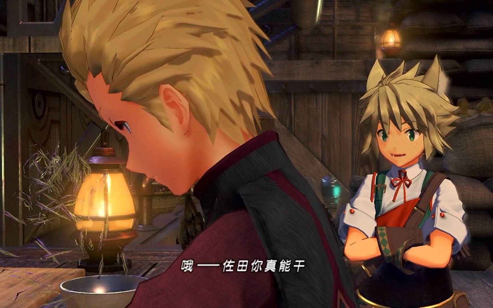 《异度之刃2 黄金之国》佐田的刀法和光的厨艺