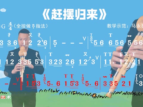葫芦丝版《赶摆归来》,马永亮演奏傣族经典歌曲,好听值得分享!