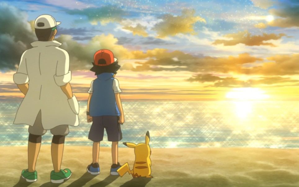 宝可梦旅途112集 小智赢得比赛!卡璞鸣鸣黄昏下送祝福!