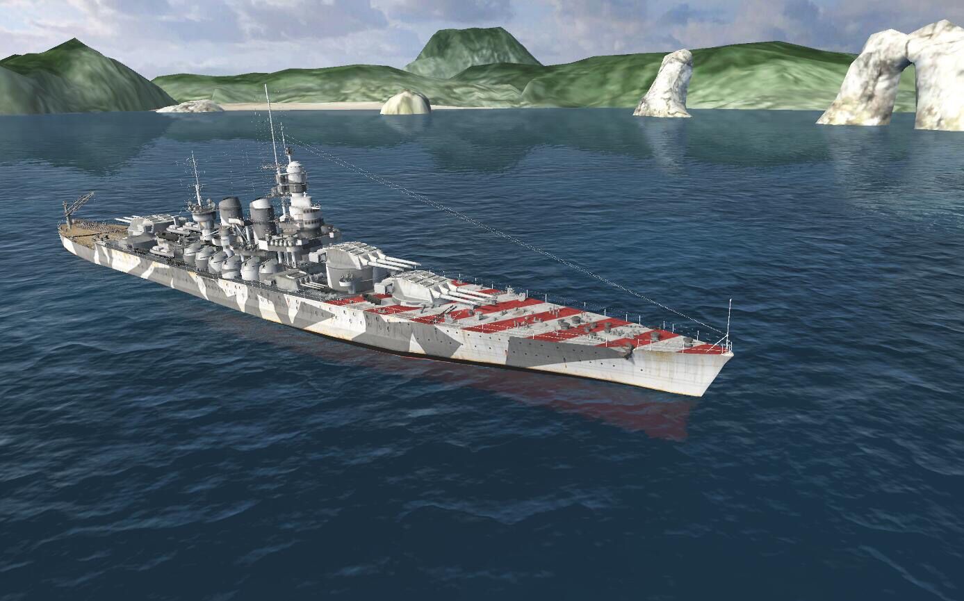 海军最前线2维内托号驱逐舰有了新衣服还戴着圣诞帽