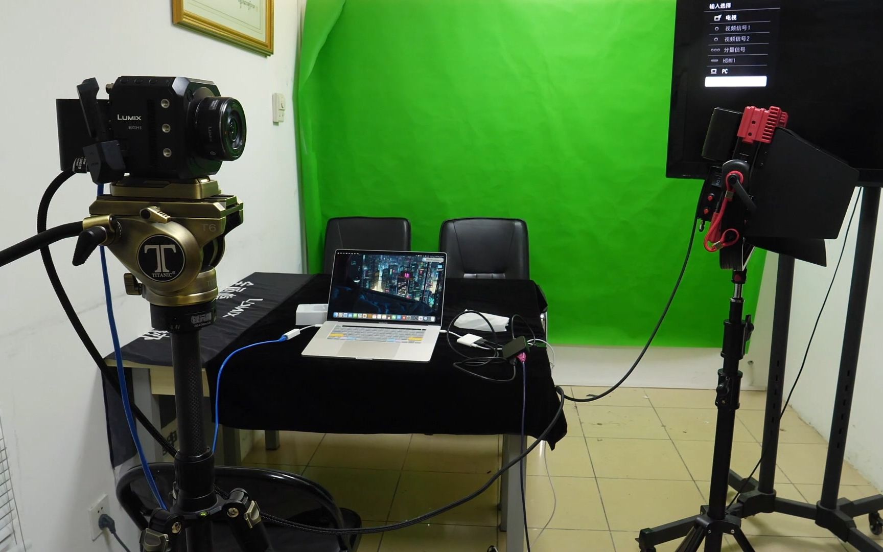 低成本单人控制专业摄像机直播环境架设