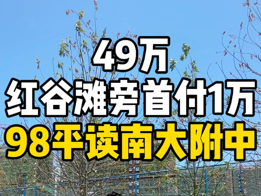 总价49万首付1万捡漏!南昌红谷滩旁98平小高层读南大附小附中!哔哩哔哩bilibili