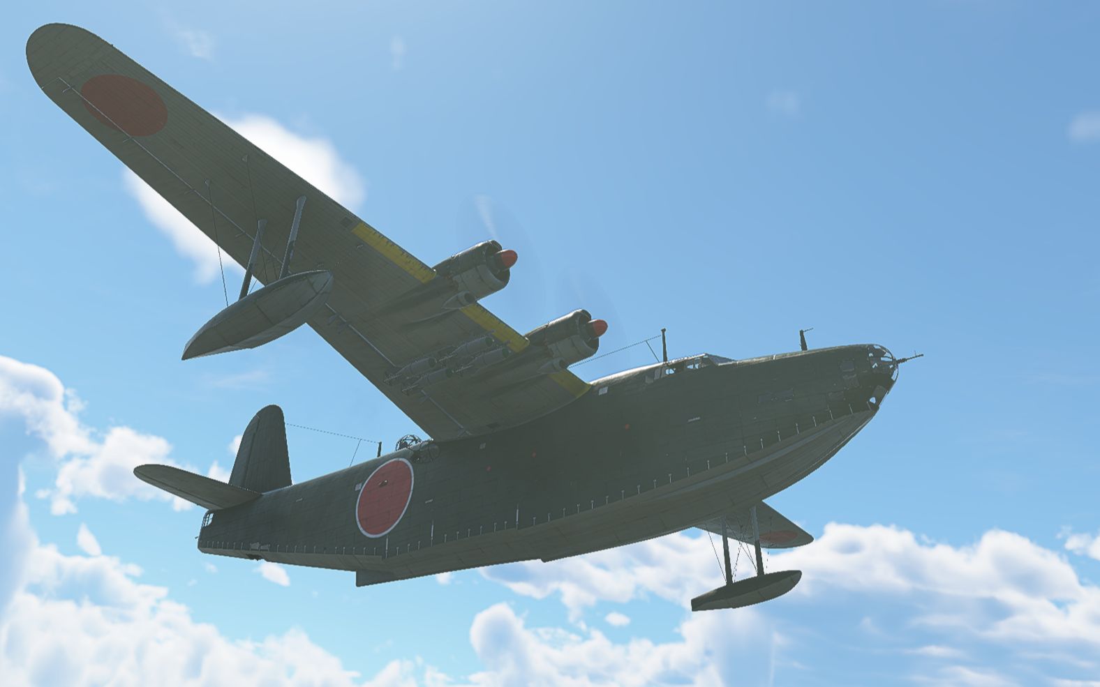 二式大艇:机身里没有炸弹,全是991