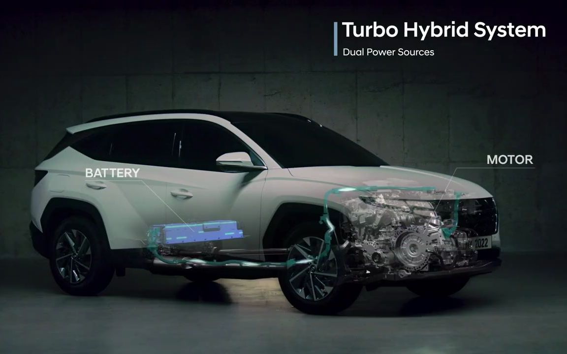 现代涡增混动技术官吹:Turbo Hybrid 1.6升直4涡增混动系统哔哩哔哩bilibili