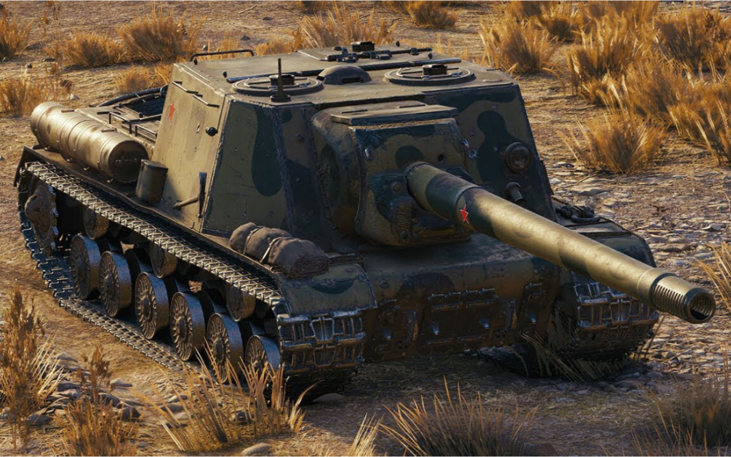 【坦克世界外服】isu-152 11杀 8600 输出