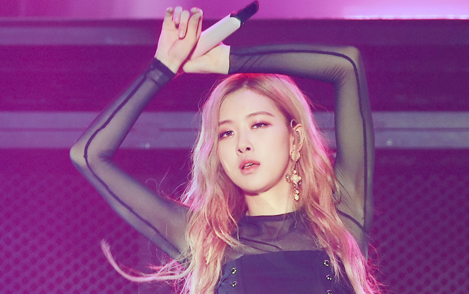 180816 blackpink日巡演唱会partition dance饭拍 主ros07朴彩英