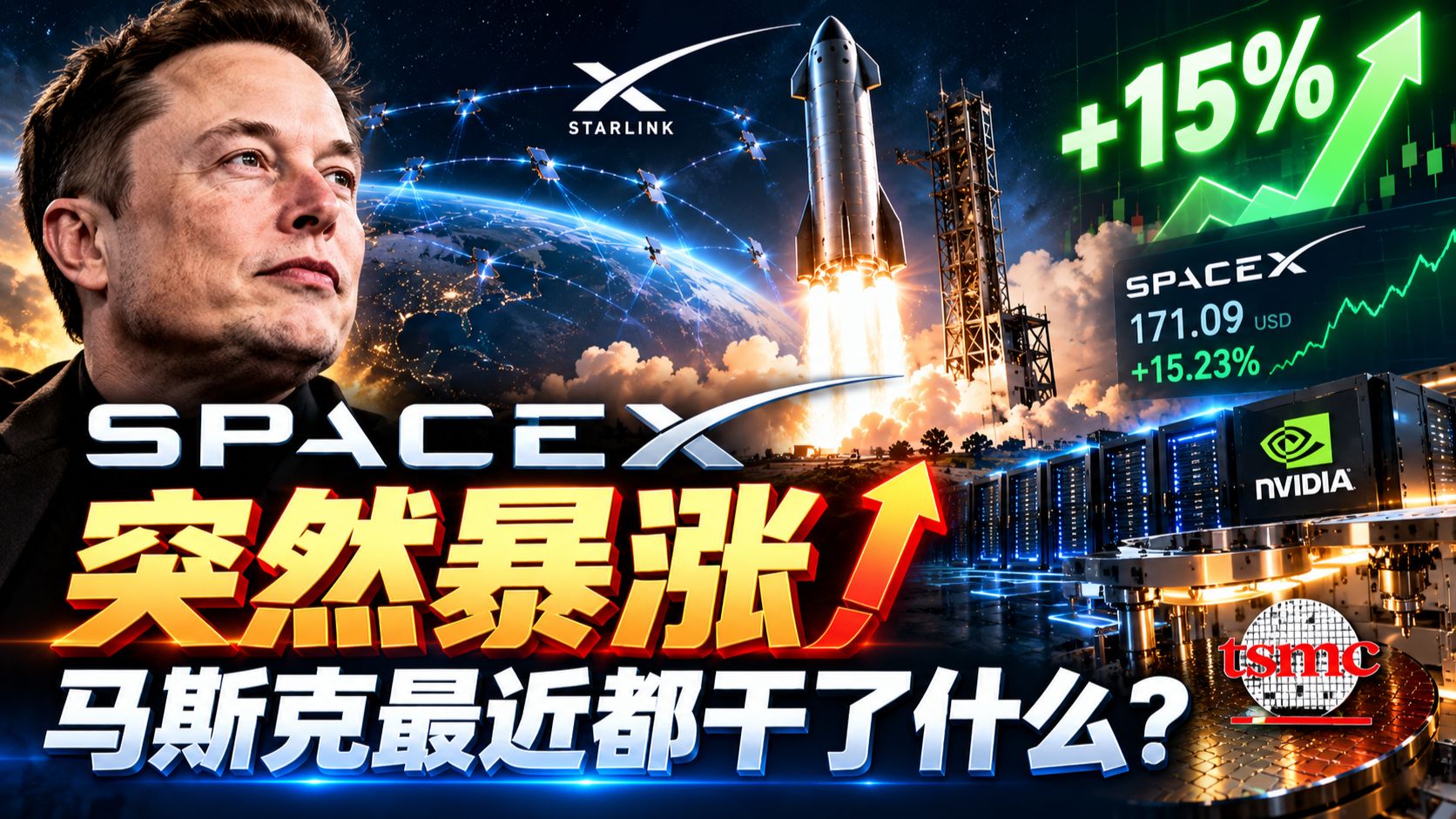 SpaceX突然暴涨！马斯克最近都干了什么？