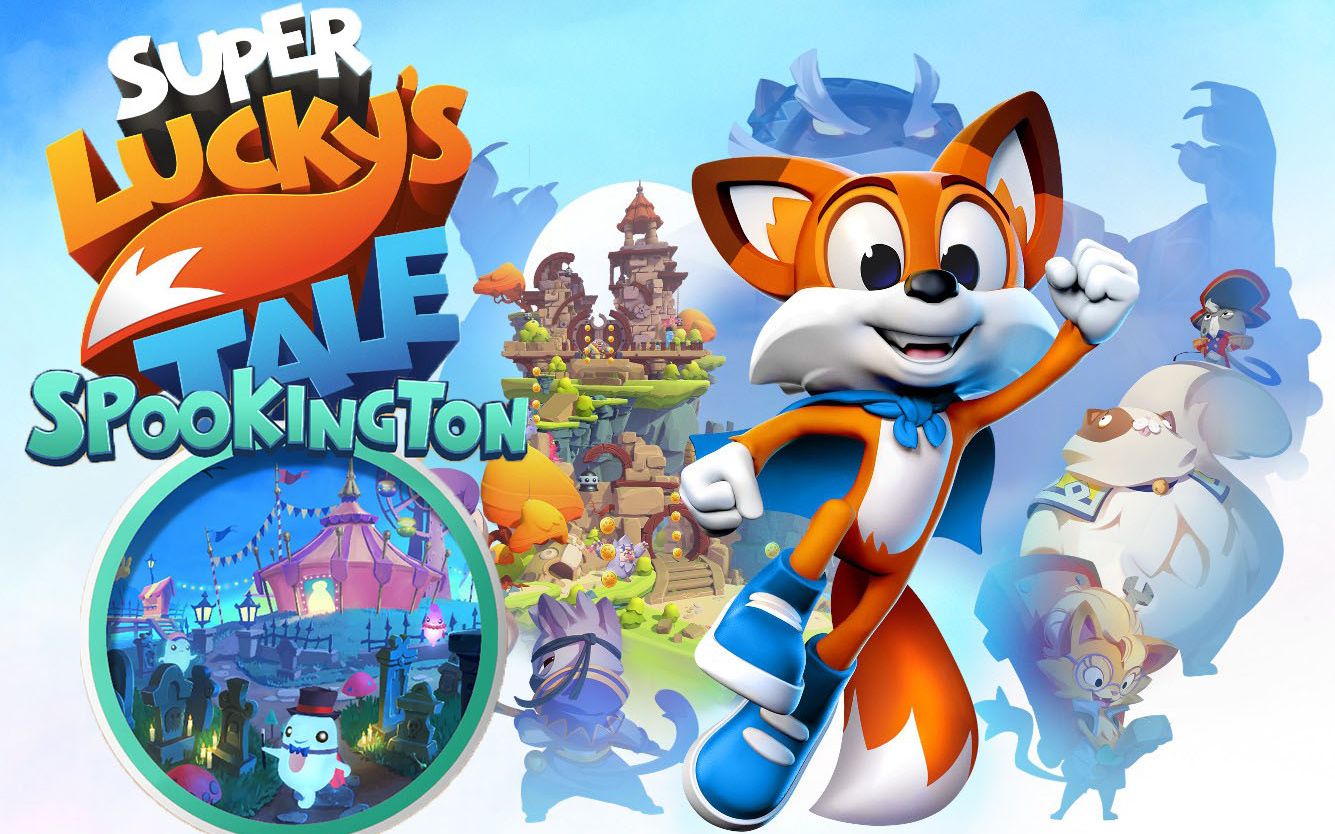 [图]超级幸运狐（Super Lucky's Tale）第四章幽灵王国四叶草全收集实况攻略解说