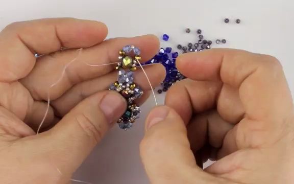 串珠-菱形珠手链2-2