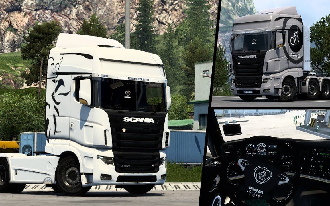 【youtube】欧卡2mod_kasuy的斯堪尼亚r700重制|[ets2 v1.