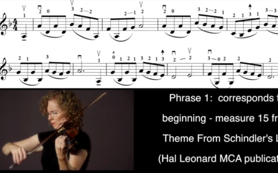 [图]《辛德勒的名单》主题曲·小提琴演奏练习教程｜Theme from Schindler's List: Violin-tutorial｜Lab Channel