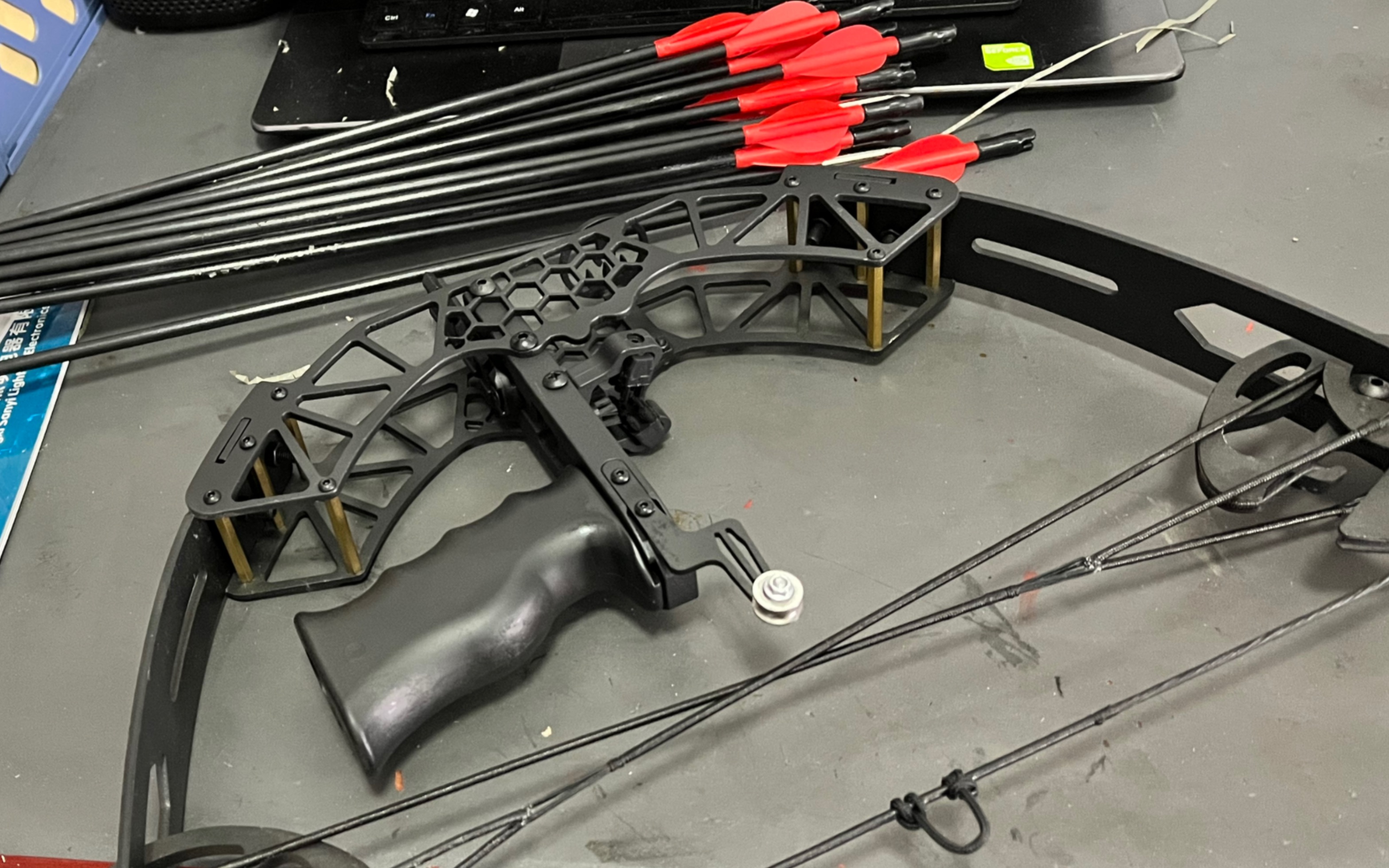 微型复合弓开箱和试射_哔哩哔哩_bilibili