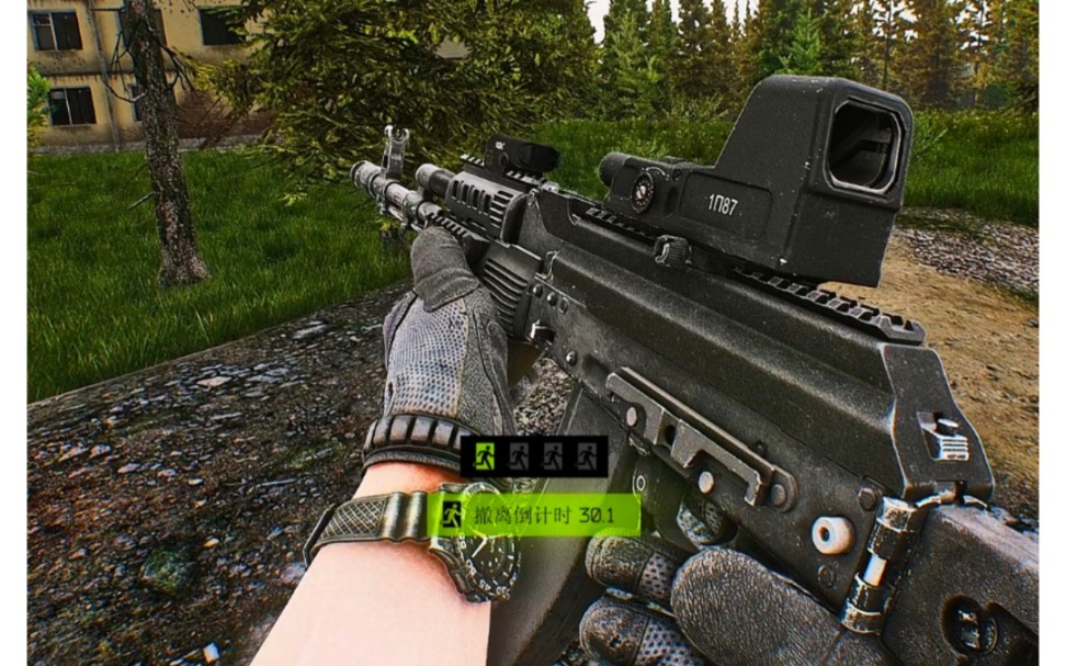 【逃离塔科夫】档初适合新人使用的半改ak74m,非常好用