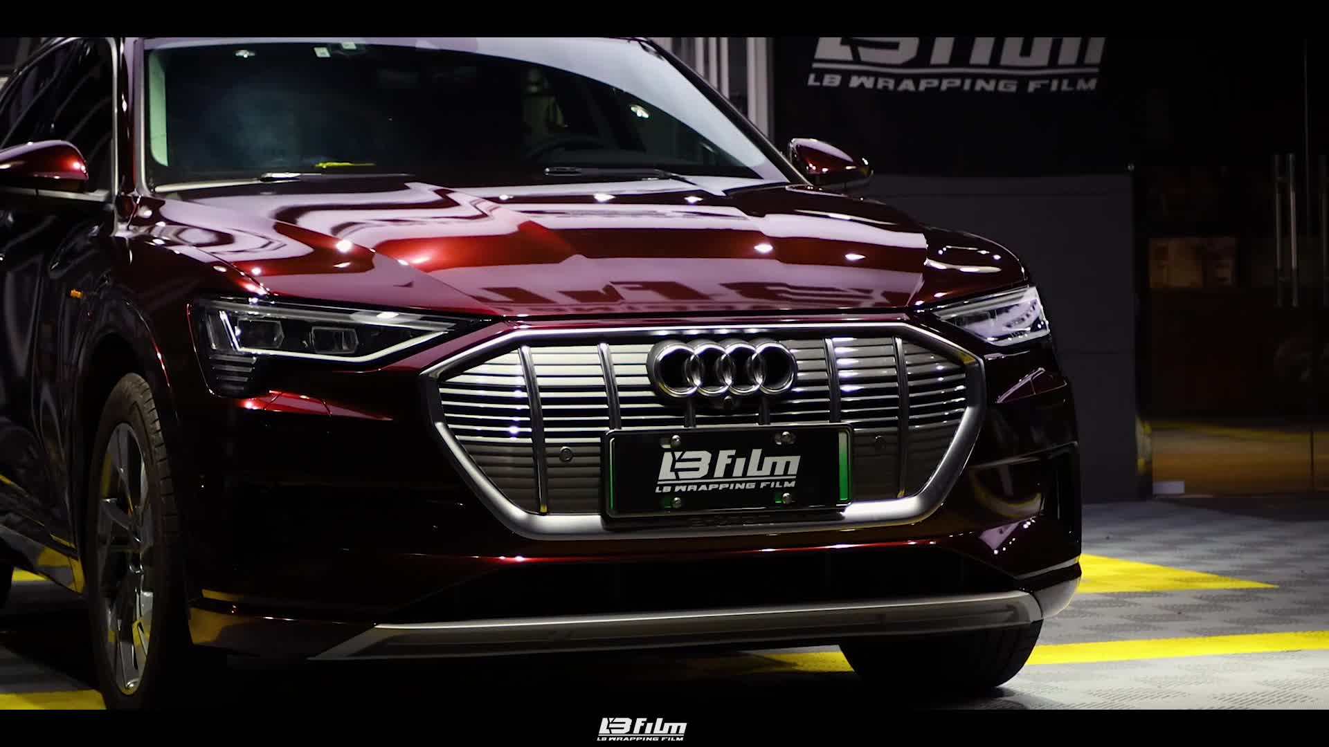 lbfilm改色膜—奥迪超亮金属黑玫瑰