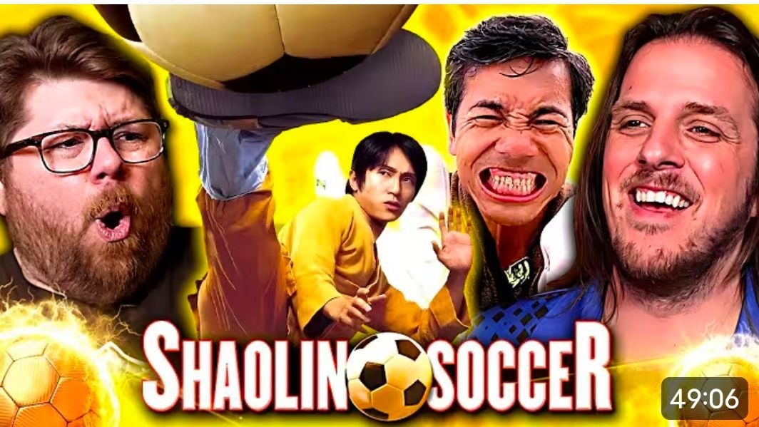 reaction周星驰少林足球shaolin soccer