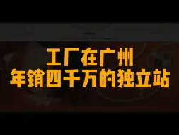 下载视频: 工厂在广州，独立站年营收4000万