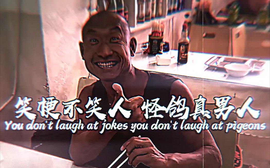 笑梗不笑人 怪鸽真男人(you dont laugh at jokes you dont laugh
