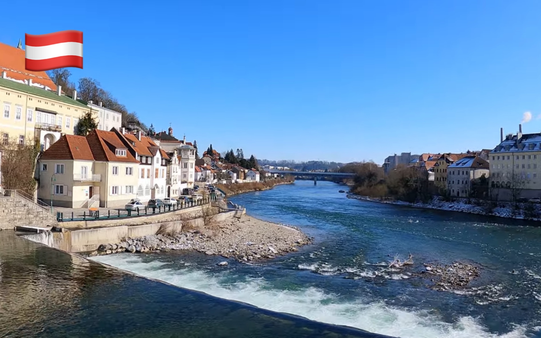 [图]【4K超清】漫步游奥地利-斯泰尔市(Steyr City)｜在河边的美丽历史小镇 2021.2