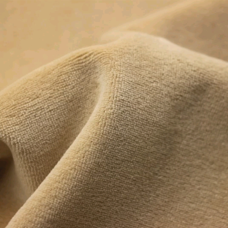 针织纬编拉架氨纶平板天鹅绒剪毛绒弹力cvc天鹅绒布女装套装面料