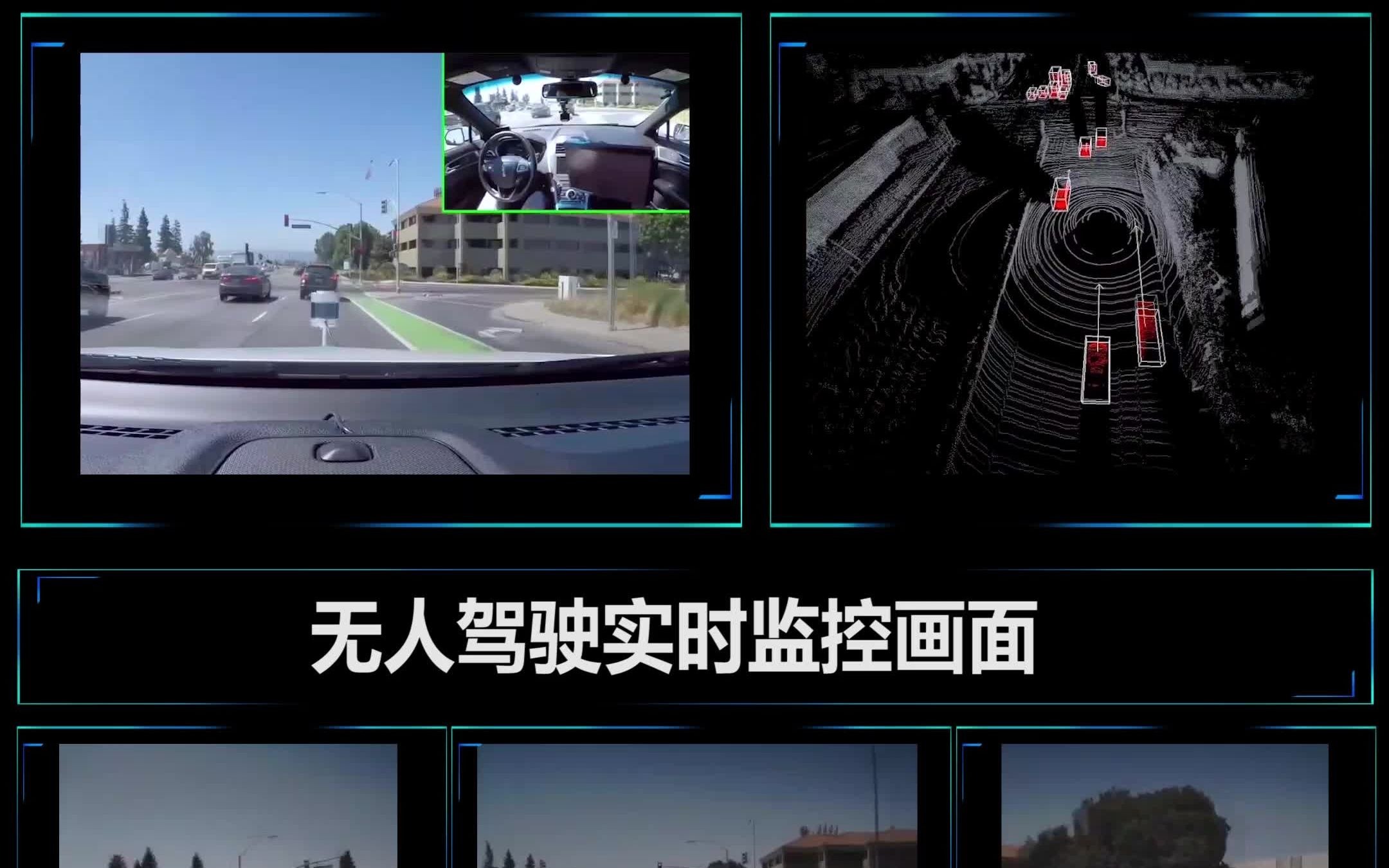 无人驾驶实时监控画面