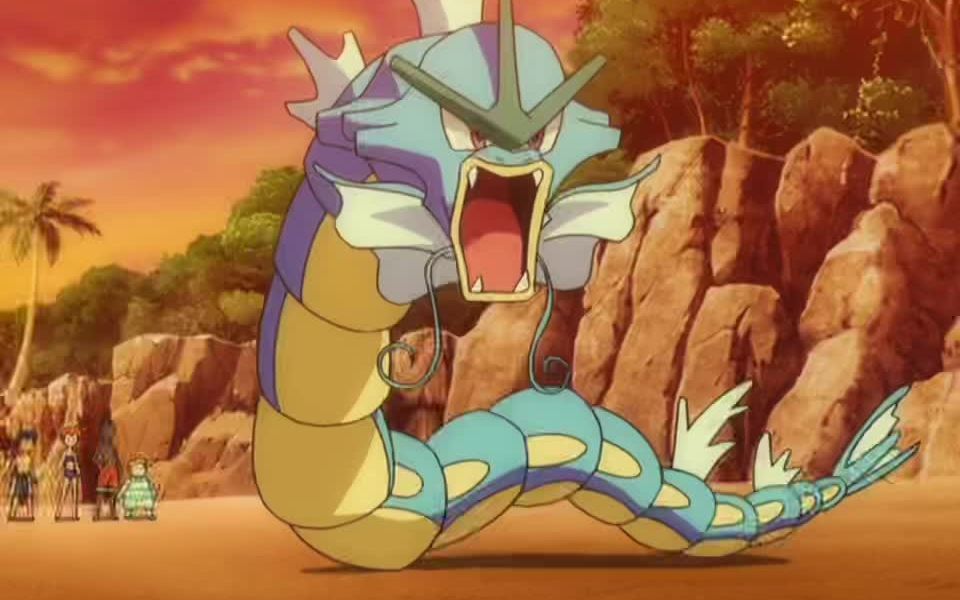 会喷射火焰的暴鲤龙你见过吗?小霞的甜心宝贝暴鲤龙!