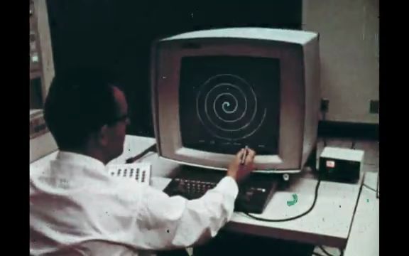 【数字艺术】John Whitney - Experiments in motion graphics 1968 - Generative ...