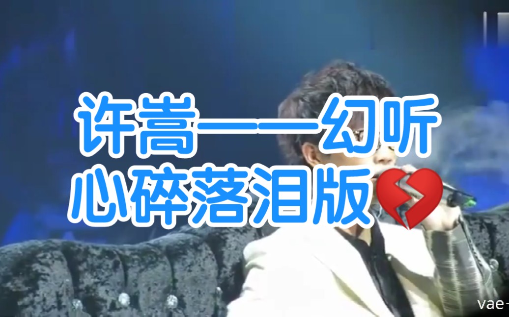 嵩哥哥心碎落泪版幻听