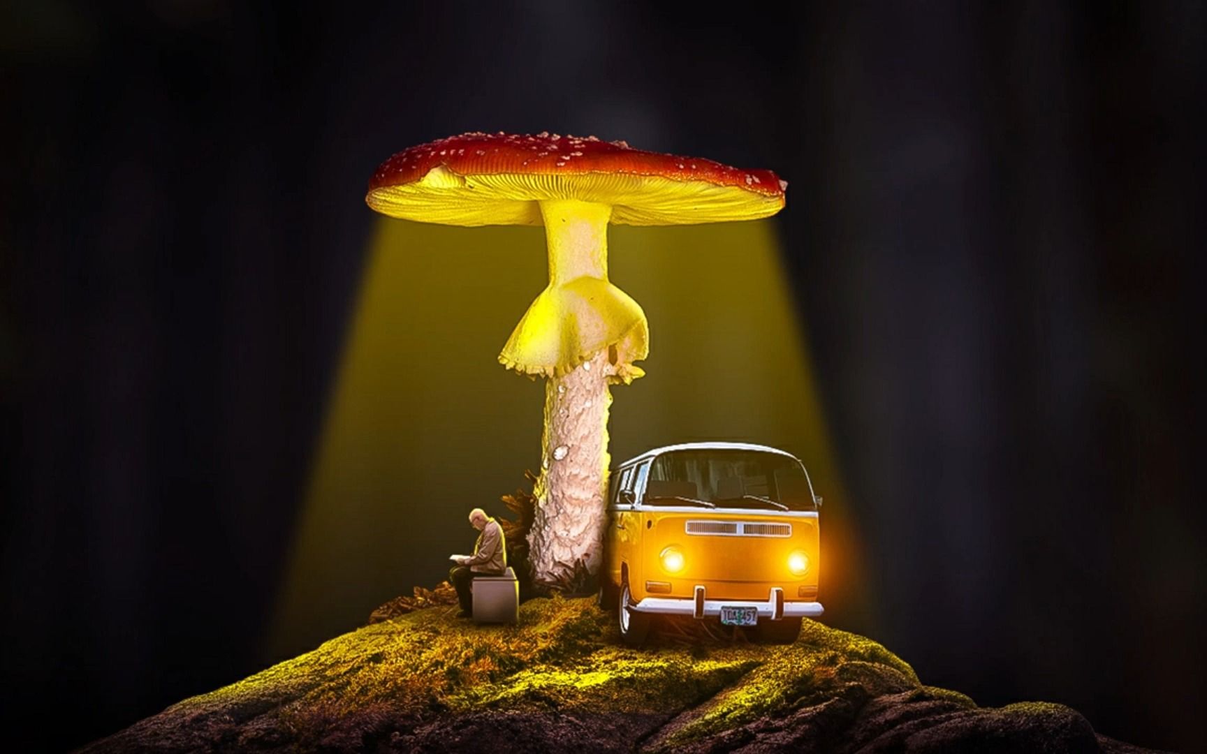 ps 微缩景观场景