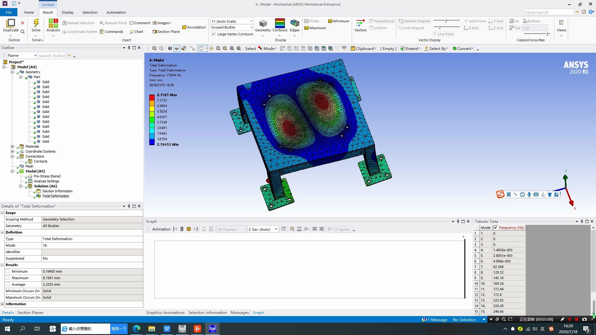 [图]ANSYS Workbench 基础实训教程 - 6.2 模态分析实例