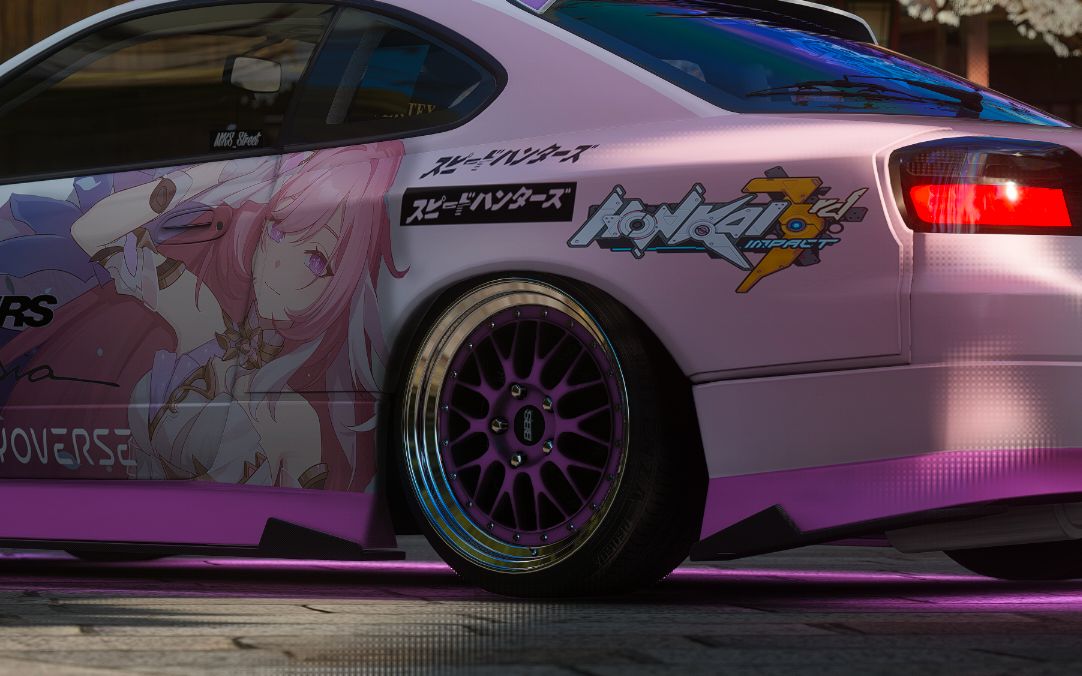 [涂装分享]爱莉希雅8k纹理重制痛车