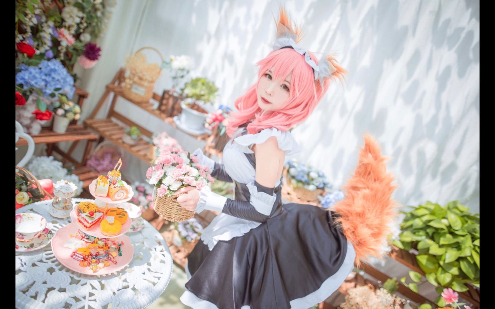 二次元cos丨fgo-玉藻前女仆