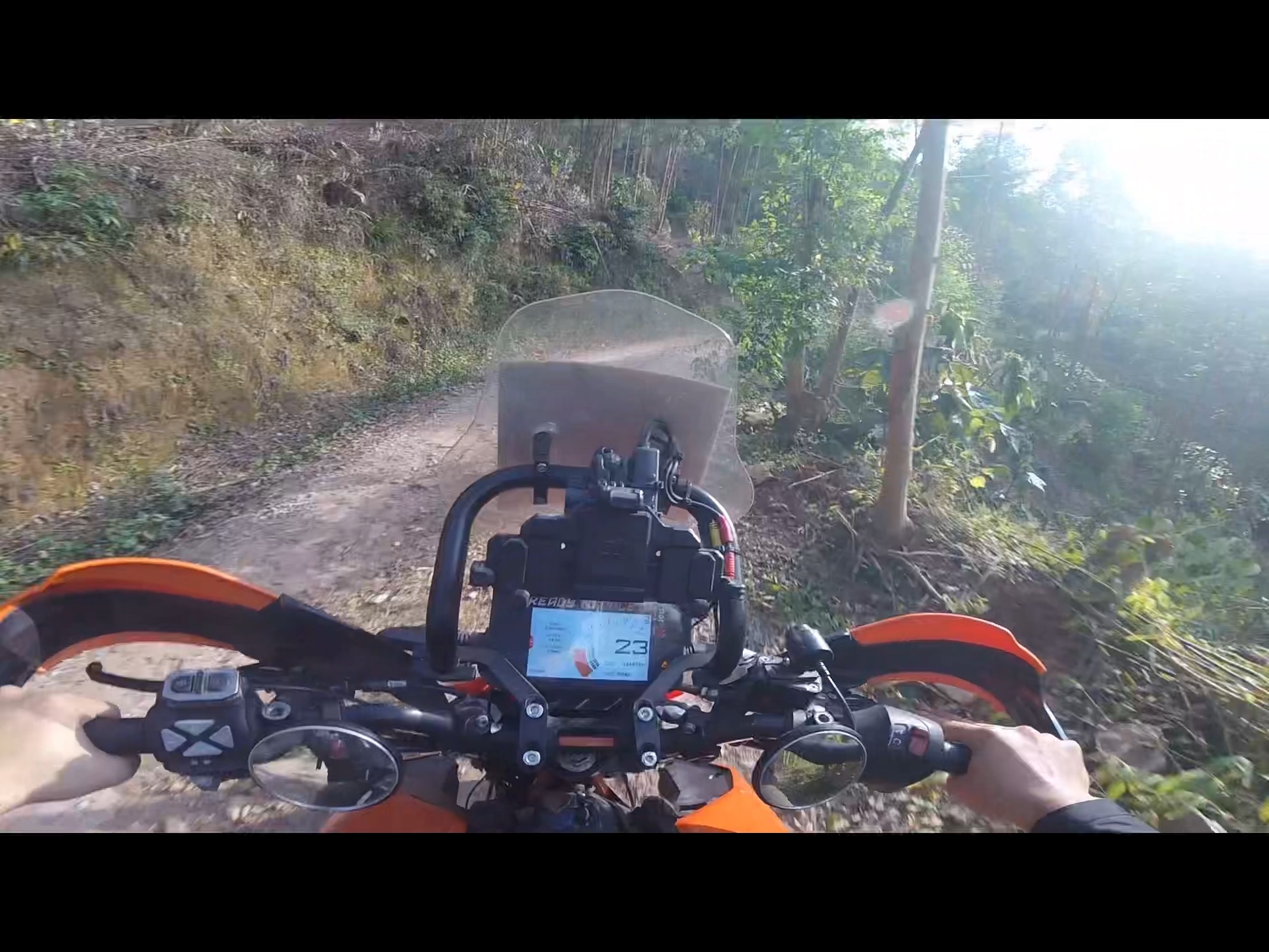 Ktm390,肇庆北岭微波中心越野林道穿越.哔哩哔哩bilibili