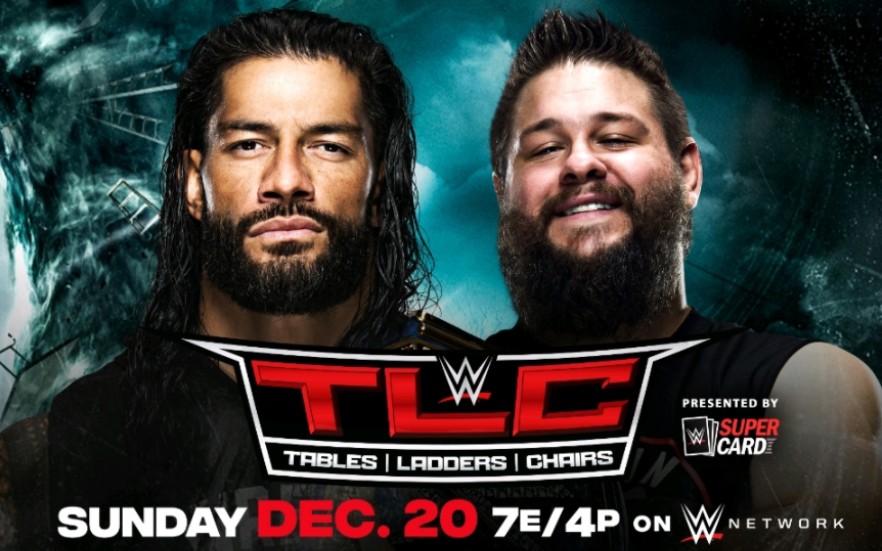 [图]【4.5★】Roman Reigns vs. Kevin Owens - 2020.TLC: Tables, Ladders & Chairs；环球冠军TLC赛