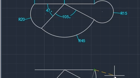 CAD圆弧绘制2哔哩哔哩bilibili